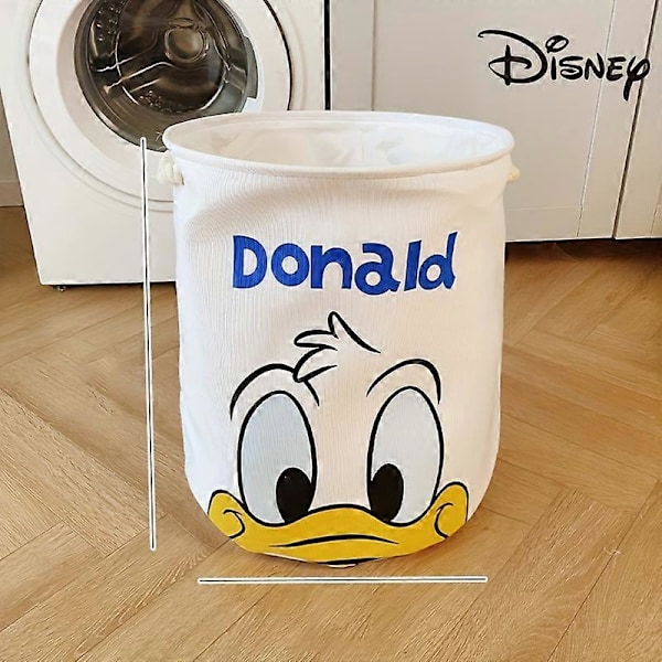 Disney Stitch & Winnie The Pooh Vikbar Tvätthållare - Söt Cartoon Smutskläder Förvaringkorg För Hemmet Milky White Donald Duck
