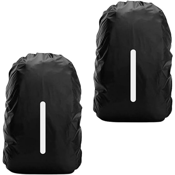 2-pack Vattentät Regnöverdrag Ryggsäck Vattentät Ryggsäck för Vandring Camping Resor Cykling Anti-damm/Anti-stöld//Utomhusaktiviteter (30-40L)