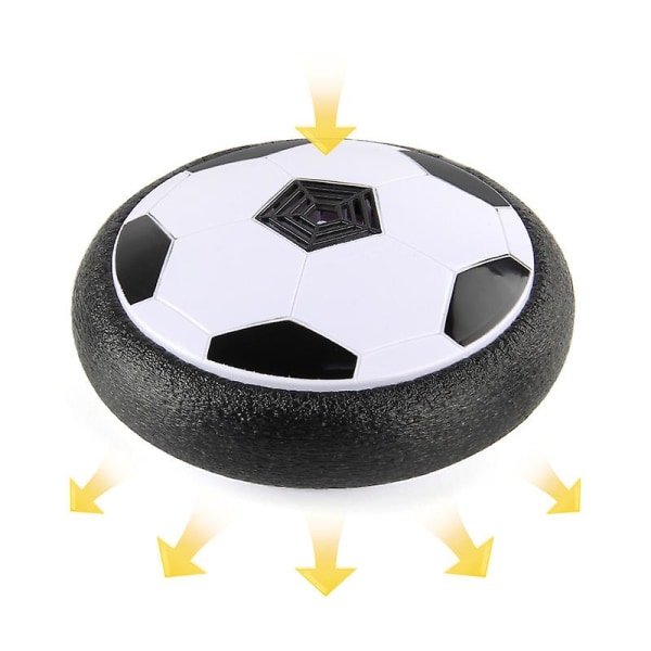 Lahjat Air Power Soccer Disk Hover Ball Indoor Football 1 kpl, Sähköinen sisätiloissa toimiva vanhemman ja lapsen interaktiivinen valoisa vapaa-ajan urheilulelu
