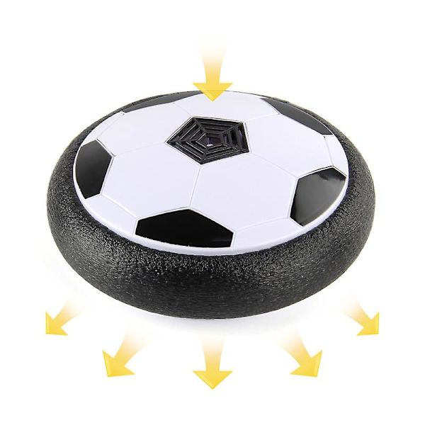 Presenti Air Power Soccer Disk Hover Ball Indoor Football1pcs，Elektrisk inomhus förälder-barn interaktivt lysande fritidssportleksak