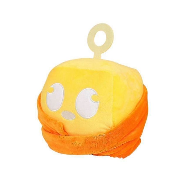 Blox Fruits Spel Periferi Djävulens Frukt Fruktlåda Dock Plysch Leksak Boris Yellow Square Box 13cm Single Compression