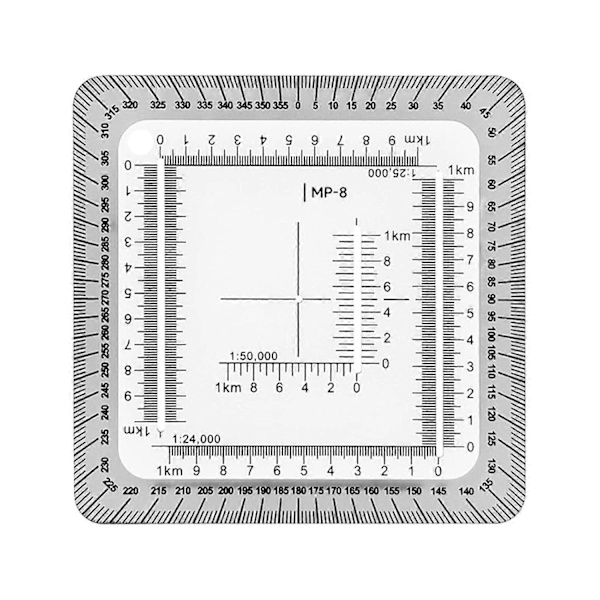TacticalLearning ja Training Troops Proportional Coordinate Scale Coordinate Ruler Kätevä