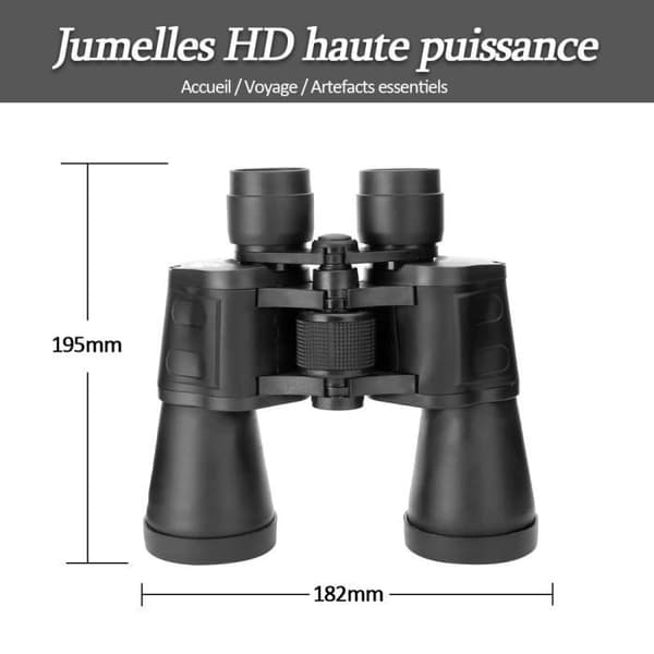 Profesjonell kikkert - 20x50 HD - Nattsyn - Vekt 850g - 2 års garanti