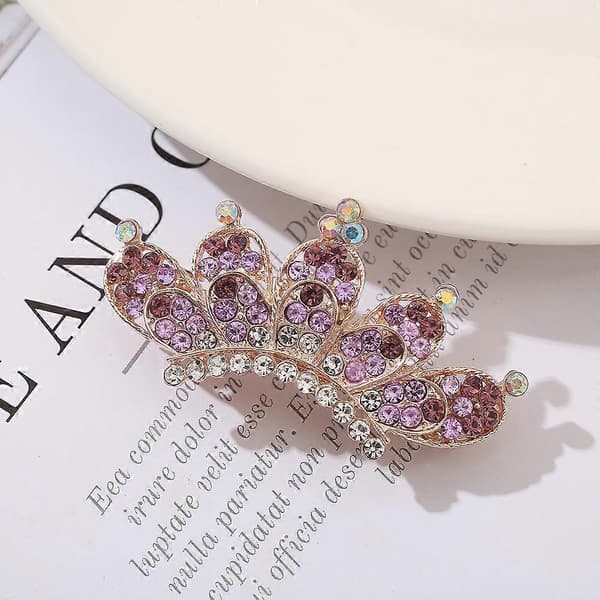 Mini Tiara Liten Prinsessekrone Rhinestone
