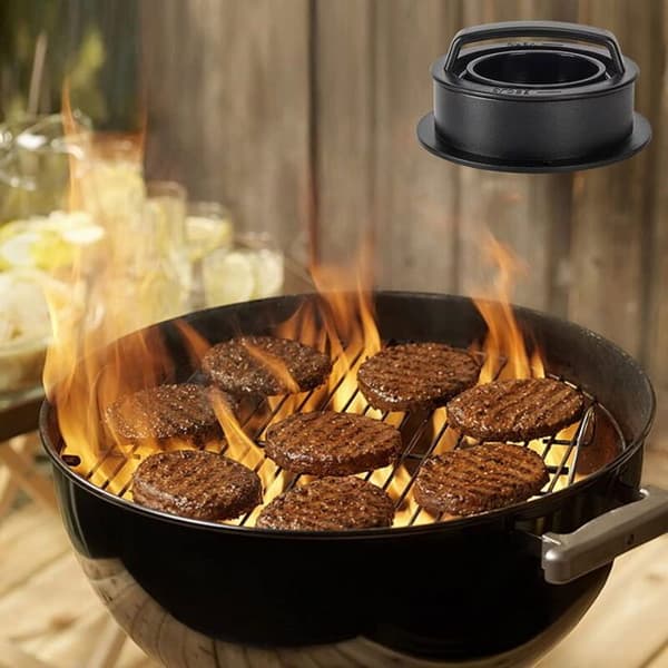 Hamburgerbøfmaskine, ideel til fyldte hamburgere, non-stick køkkentilbehør