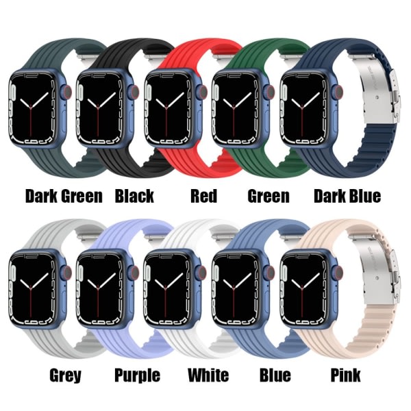 Klokke for Apple Watch 7 SE 6 5 4 3 2 dark blue 38/40/41MM-38/40/41MM