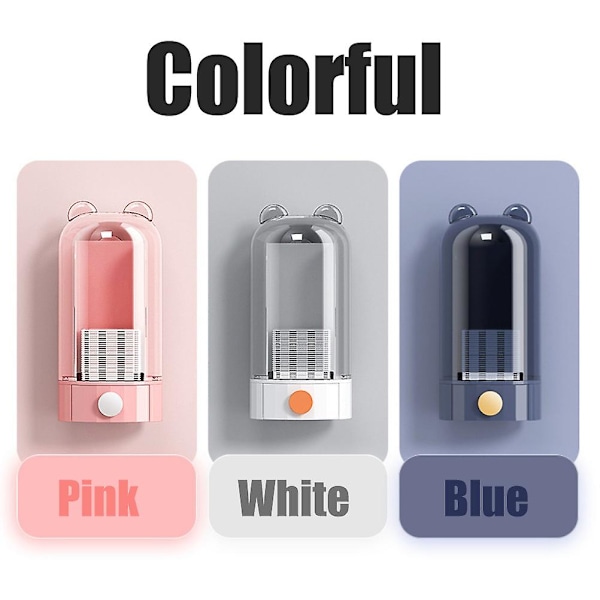 Automatisk vatrondel dispenser, tryk ud makeup vatrondelholder dispenser, kosmetisk vatrondel organizer