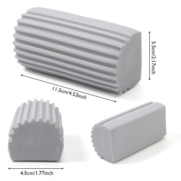 Magisk støvrengjøringssvamper Våt rengjøring støvsvamp Gray 6 Pcs-6 Pcs