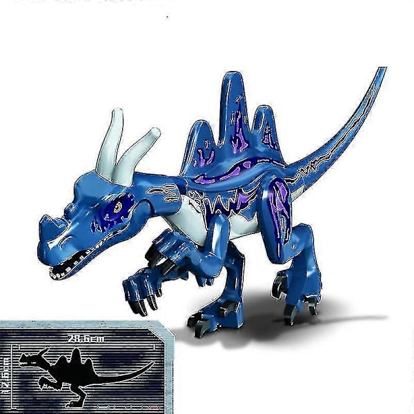 1 stk Jurassic Stor Dinosaur Byggeklodser T-rex Quetzalcoatlus Baryonyx Actionfigurer Legetøj til Børn Gaver Chinese dragon