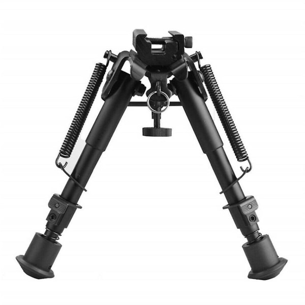 Justerbar 6-9\" Sniperjaktgevär Bipod Sling Shoot Mount Stativ Rail Adapter
