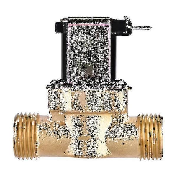 Vandventil 1/2\" Ac 220v Normalt Lukket Messing Elektrisk Magnetventil 2 Vejs Vand Magnetventil Magnetisk Trykreguleringsventil