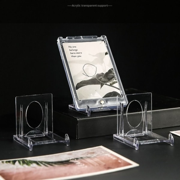 20 set akryl displayställ Genomskinligt ställ Mini mynthållare Transparent 20st-20st
