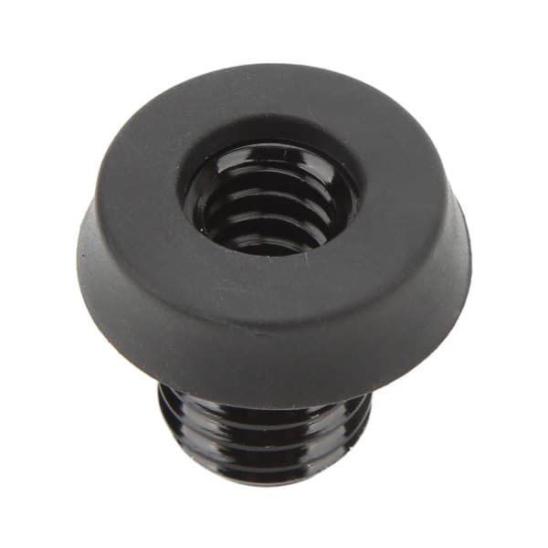Pool kø hylster aluminiumlegering plast bagprop billard kø bumper beskytter sort