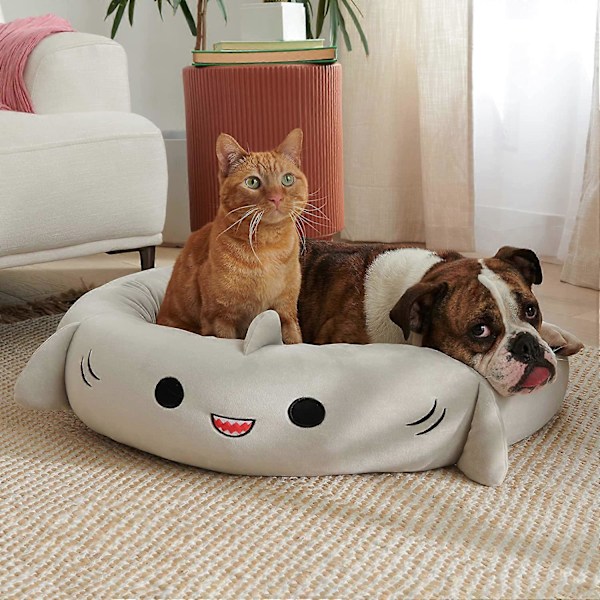 40cm Sød Frø Ananas Kat Hund Dyre Seng, Ultrablød Squishmallows Plys Dyre Seng Dolphin