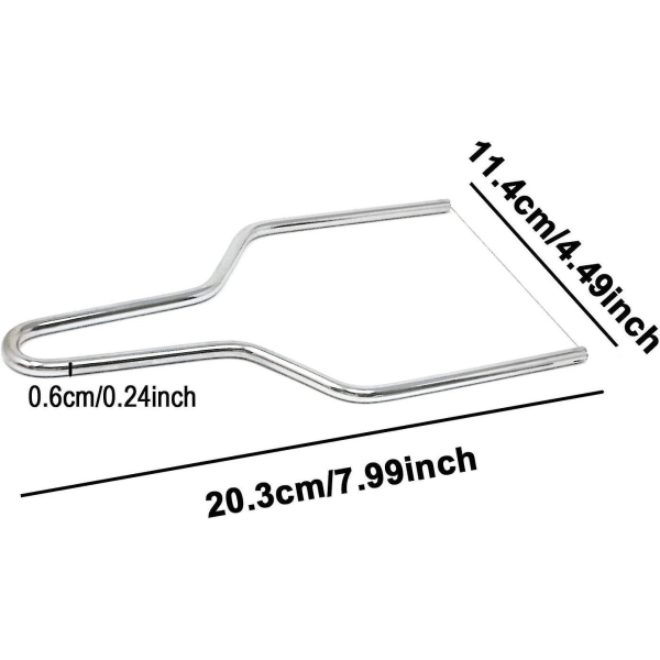 2 stk rustfritt stål smørost- og ostetrådkuttere for kjøkken (stor)