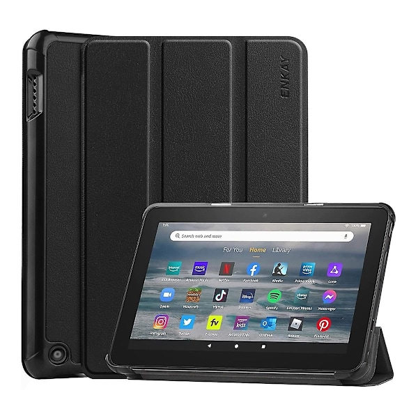 Smart Läder Tablet Fodral För Amazon Fire 7 12th 2022