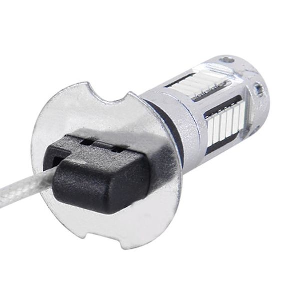 2 st H3 10W 30 SMD-4014 LED-dimlampor för bil, DC 12V Red Light