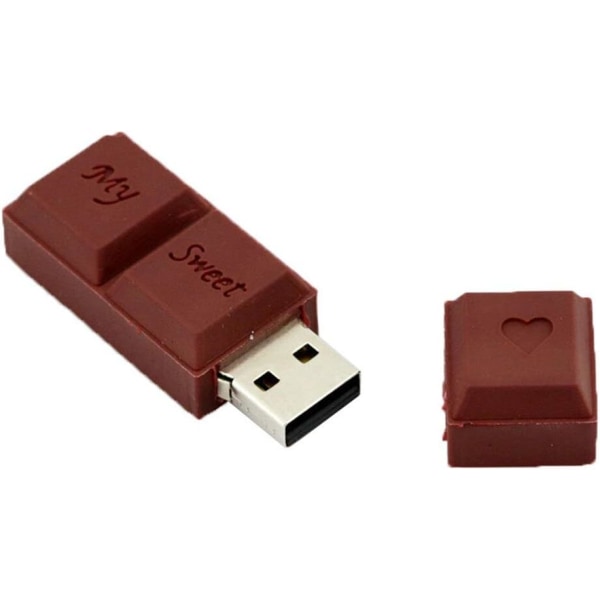 16 GB chokladmodell USB 2.0 Flash-minne Bulk Thumb U-diskminnen Data Storage USB Flash-enhet USB-minne Minnespinne USB-enhet Flash-disk