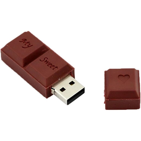 16GB Chokolade Model USB 2.0 Flash Memory Drive Bulk Thumb U Disk Sticks Data Storage USB Flash Drive USB Stick Memory Stick USB Drive Flash Disk