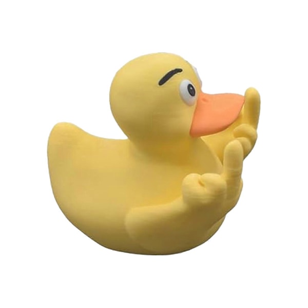 Keskisormi Kumi Bathcute Kylpyamme Leikkihahmo Toimisto- Ja Koti-Koristeet Flye241516 C One Size