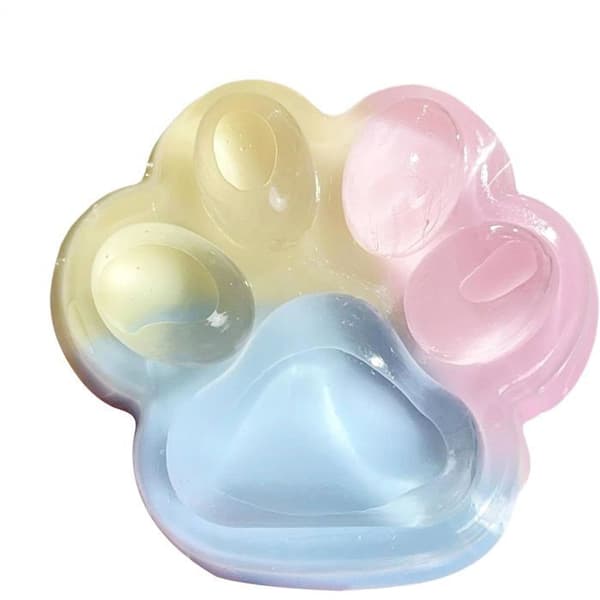 Squishy Stor Kattepote Silikone Stressaflaster Stor Kattepote Kæmpe Squishy Fidget Legetøj