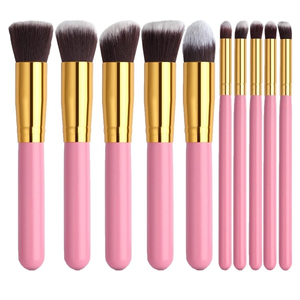 10-pakke - Makeup-børste sæt - Makeup-børster 228