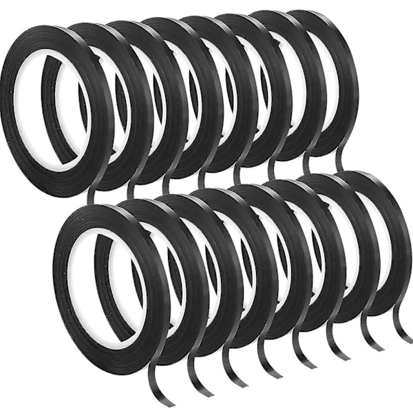 16 stk. Hvidtavle Grafisk Chart Tape - Tynd Sort Gridding Grafisk Tape - 3mm