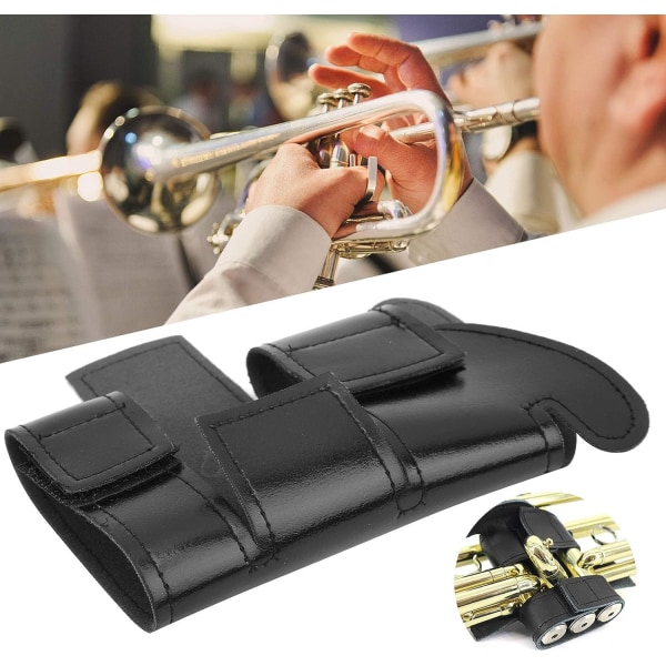 Praktiske messinginstrumenter Tilbehør Trompetlæderventilbeskytter til trompetbegyndere til C-vinkler