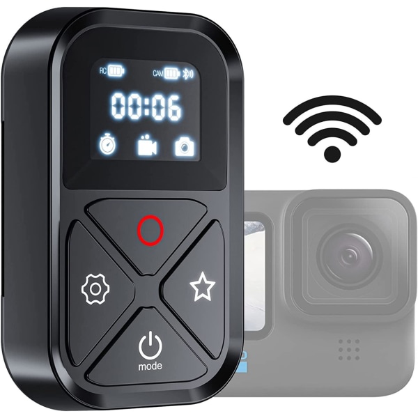 TELESIN Trådlöst Bluetooth headset med kamerakontroll för Gopro Hero 11 Hero 10 Hero 9 Hero 8 Max - Headset med armband