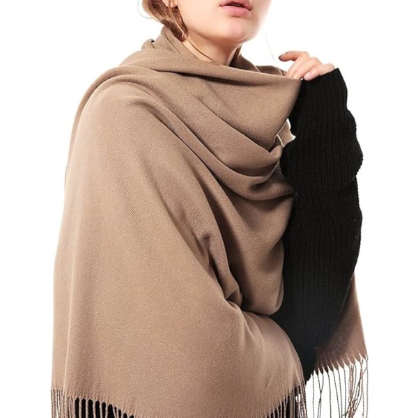 Cashmere skjerf for kvinner sjalet omslutter ekstra store Cashmere skjerf for vinteren(3)