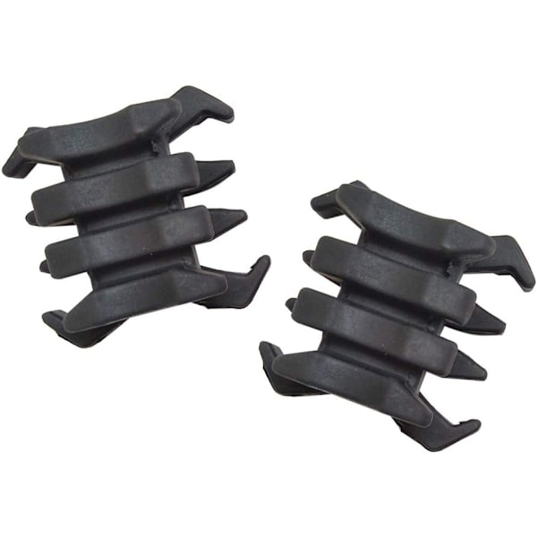 1 par bueskydning krabbe compound bue stabilisator gummi bue vibration lemmer dæmper dæmpning udendørs jagt skydning (sort)