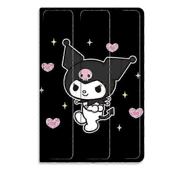 Kawaii Sanrio Kuromi iPad Fodral För iPad 10:e Generationens Fodral Tecknad Trevik Silikon Mjukt Fodral För iPad 7 8 9 Pro 10.5 Air 3 4 5 Skal ipad 19 20 10.2 4