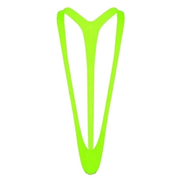 Joustava uima-asu miehille fluoresoivalla designilla (vihreä)