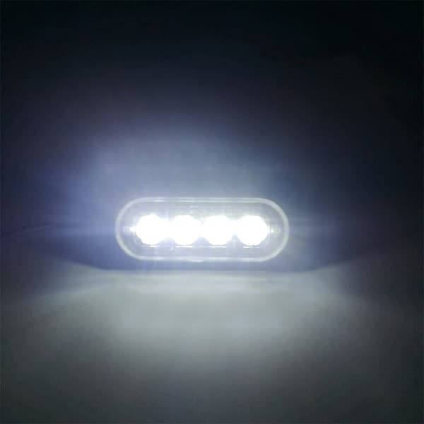 4 stk. Strobe blinkende advarselslys