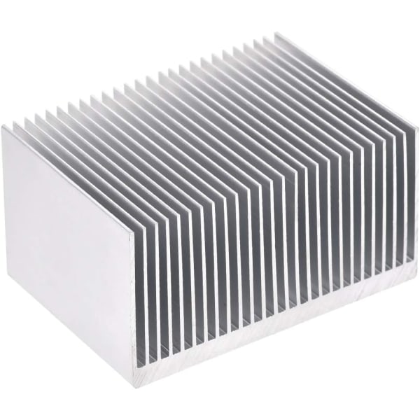 Elektroniikan jäähdytin LED- ja virtalähteille, hopea, 50 x 69 x 36 mm