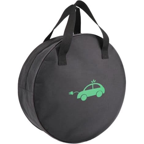 EV-kabeltaske, bæretaske til elbil-ladekabel (600D polyester) til type 2- og type 1-kabler, organizer til alle kabler og forlængere