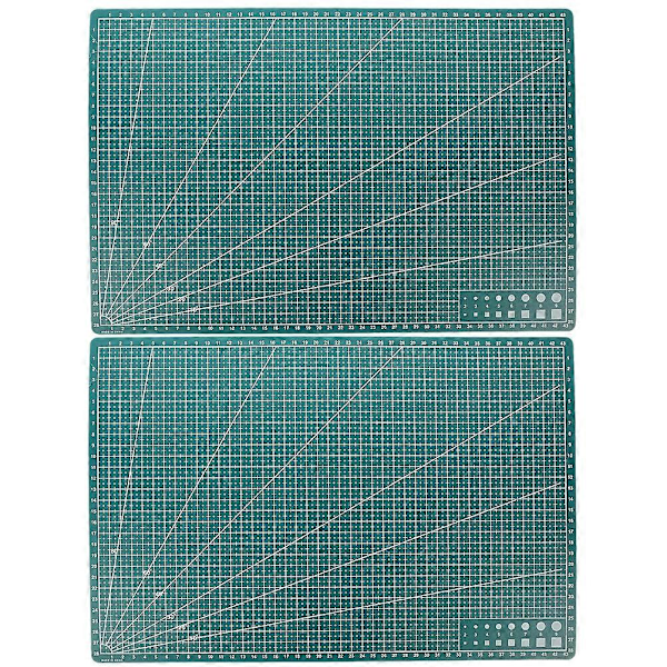 2 st DIY Konst Skärmatta Gravering Skärbräda Skärmatta Plast Gravering Matta Hantverk Skärmatta