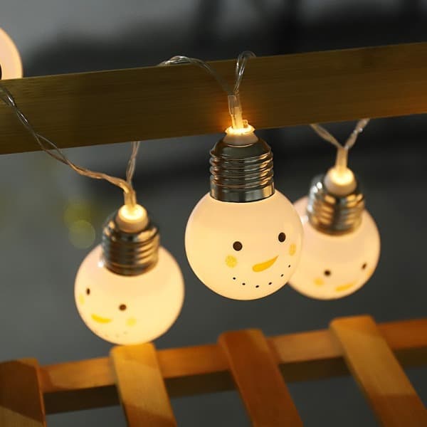 Julepynt lampe Led lysstreng (2 m 10 lamper)
