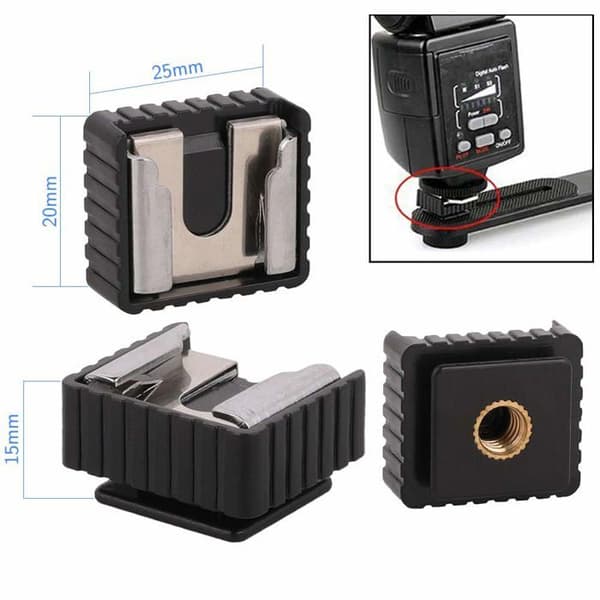 26 STK 1/4\" til 3/8\" kameraadapterkonverter til stativer, monopodder, kuglehoveder, blitzlys, DSLR-kameraer, understøtninger og lamper