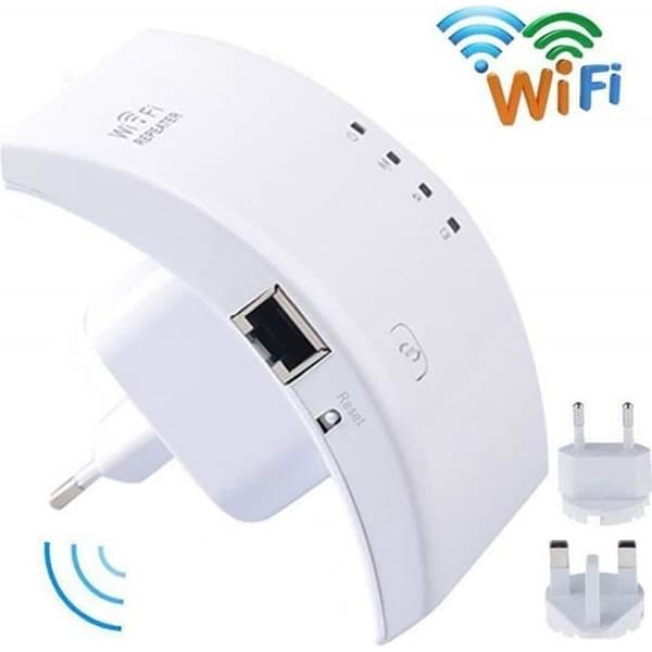 Wi-Fi Repeater - WR01 - 300 Mbps - Signalförstärkare - Integrerad Antenn - WPS