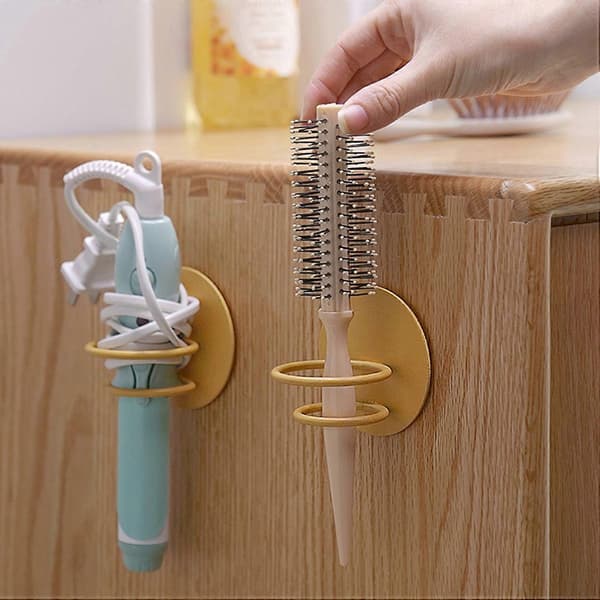 Beauty Egg Opbevaringsstativ Vægmonteret Pladsbesparende Multifunktionel Makeupsvamp Holder til Kamme Hår