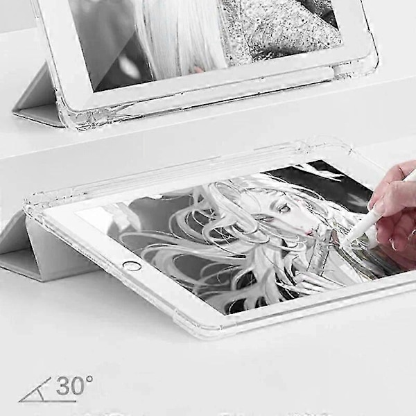 Kawaii Sanrio Kuromi iPad Fodral För iPad 10:e Generationens Fodral Tecknad Trevik Silikon Mjukt Fodral För iPad 7 8 9 Pro 10.5 Air 3 4 5 Skal mini 4 5 7.9 8
