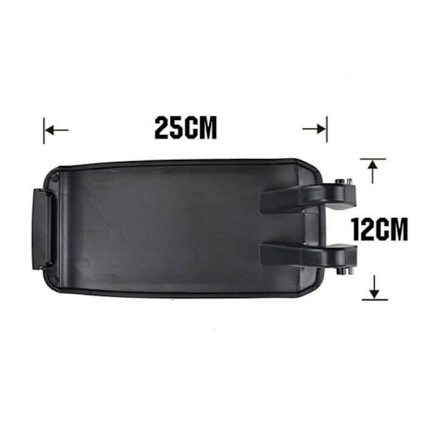 För Audi A3 8P 2003-2012 PU Läder Armstödsskydd
