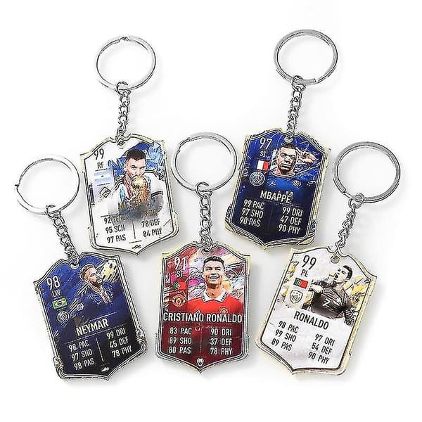 Fodboldklub Nøglering VM Akryl Vedhæng Keychain Messi Barcelona 99