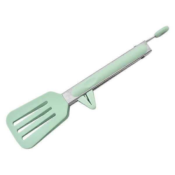 Elintarvikelaatuinen silikoninen keittiöruokapihdit pihville, grillaukseen, leivälle, paistamiseen, korkean lämpötilan kestävyys, palovammoja estävät grillipihdit green 5.8cm*26.7cm
