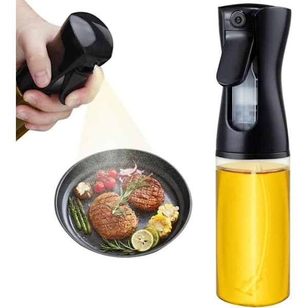 Lasiöljysuihkepullo öljylle/etikalle 200 ml 20 cm