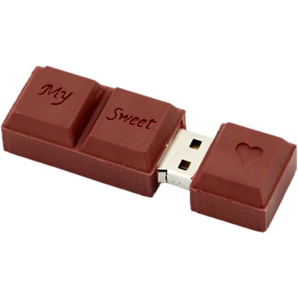 16 GB chokladmodell USB 2.0 Flash-minne Bulk Thumb U-diskminnen Data Storage USB Flash-enhet USB-minne Minnespinne USB-enhet Flash-disk