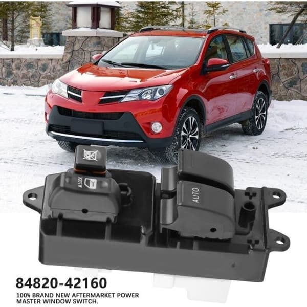 Elektrisk hovedvindusbryter foran venstre førerside, for Toyota RAV4 2000-2005 8482042160