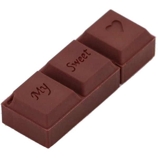 16 GB chokladmodell USB 2.0 Flash-minne Bulk Thumb U-diskminnen Data Storage USB Flash-enhet USB-minne Minnespinne USB-enhet Flash-disk