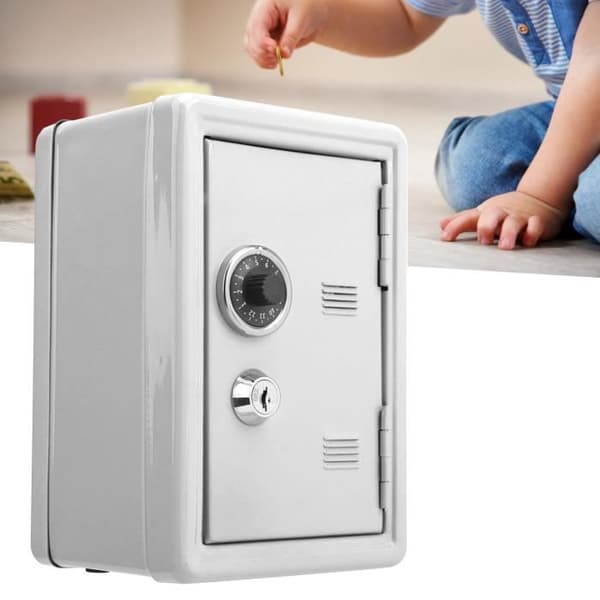 Sparegris - DUO Mini - Hvid - Integreret opbevaringsboks - Fleksibelt design